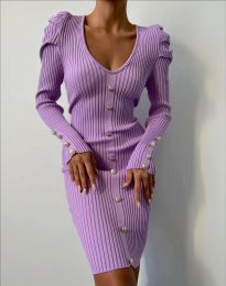 Šaty - kód 5297 - svetlo fialová