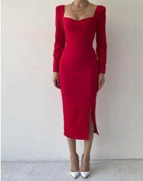 Šaty - kód 37111 - 4 - červená