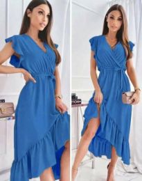 Šaty - kód 8551 - 3 - modrý