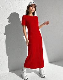Šaty - kód 3436 - červená