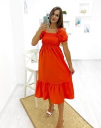 Šaty - kód 3283 - 3 - oranžová