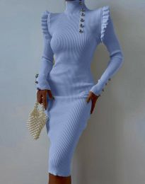 Šaty - kód 5784 - svetlo modrá