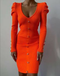 Šaty - kód 5297 - oranžová