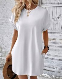 Šaty - kód 42207 - biela