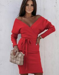Šaty - kód 4765 - červená