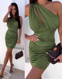 Šaty - kód 3759 - olivovo zelená
