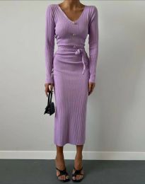 Šaty - kód 50922 - svetlo fialová