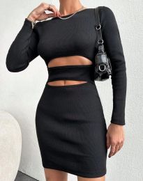 Šaty - kód 52007 - 1 - čierná
