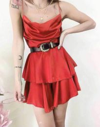Šaty - kód 0749 - červená