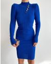 Šaty - kód 02544 - modrá